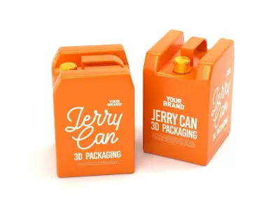 Jerrycan Packaging  Free 3D model