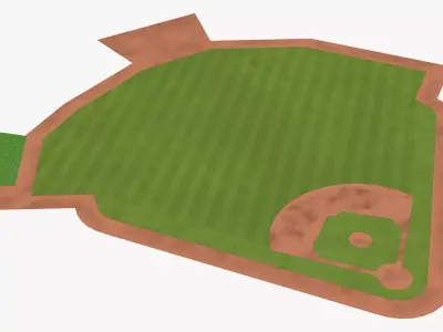 Baseball Diamond 3D model