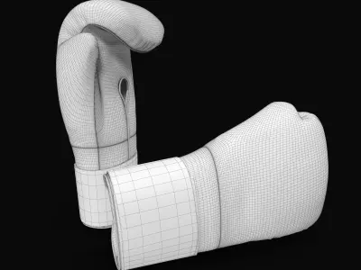 Boxing Bag And Gloves Generic Collection 2 3D Model Pack