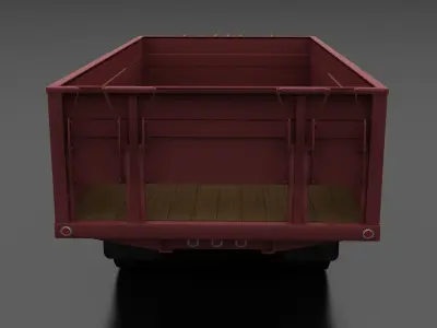 C-Series C-800 Grain Truck 1970 Low-poly 3D model