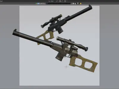 VSS LMG Rifle 3D model