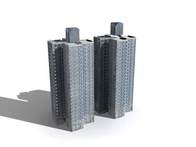 Office Building 3D model 244