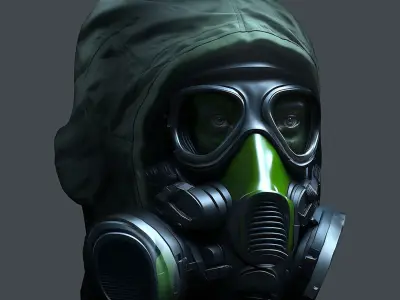 Helmet 3d model military combat Military Low-poly Low-poly 3D model 13