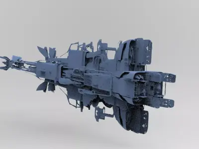 Star Wars inspired Speed Ship 3D model