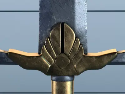 Sword PBR 3D model