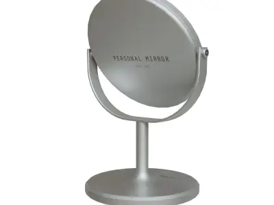 Table Mirror Free low-poly 3D model