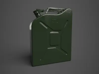 Fuel Canister Free low-poly 3D model