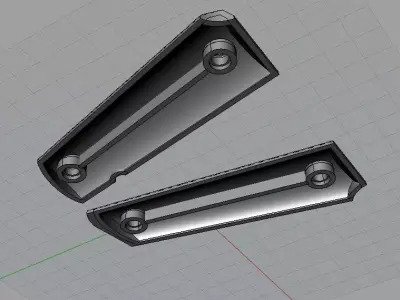 1911 original grips 3D print model