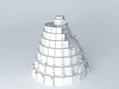 Tower of babel Free 3D model