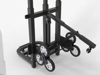 Stairs Climbing Cart 3D model