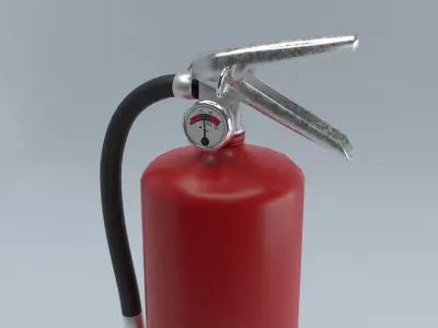 Fire Extinguisher Low-poly 3D model 56