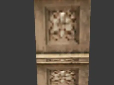 Gerudo Palace Platform Free low-poly 3D model