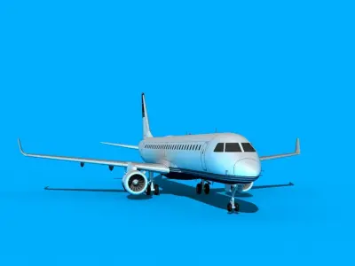 Embraer Emb-190 Corporate 1 3D model