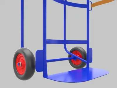 drum trolley 3D model
