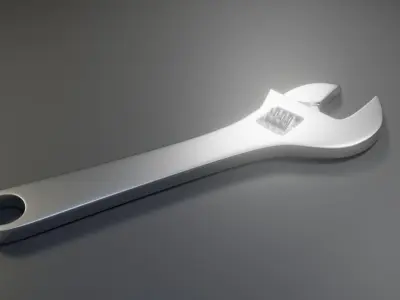 Wrench 3d Free Modell low Poly 3d model Free low-poly 3D model