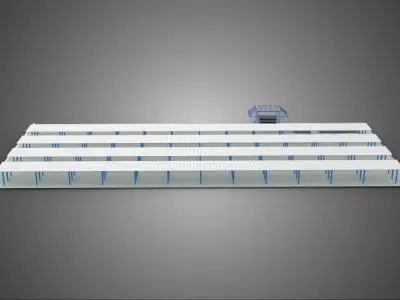 FIELD AEROPONIC HYDROPONIC PLANT FARM CULTIVATE SOLAR POWER IOT 3D model