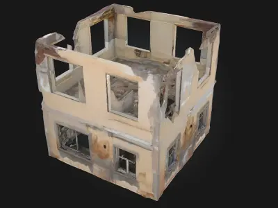 Abandoned House  Eerie Silence of a Forgotten Home 3D model