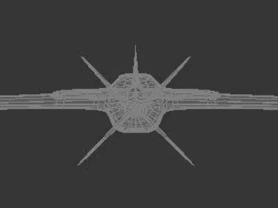 3D model of airplane Utva 75 Free low-poly 3D model
