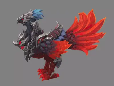 Mount - Dino Type 10 Low-poly 3D model
