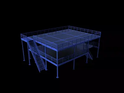 Mezzanine Flooring 03 3D model