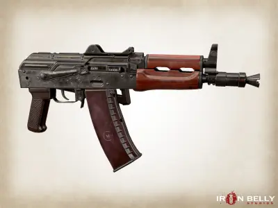 AAA FPS AKS74U  Low-poly 3D model