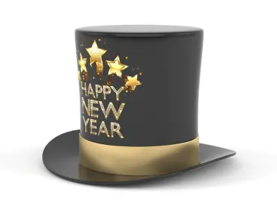 Magician Hat 3D model