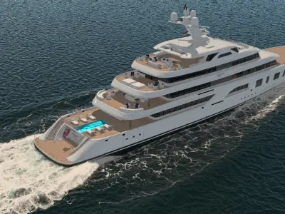  Aquarius Superyacht Dynamic Simulation 
