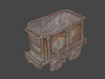  27 Deadfall Adventures vehicles 3D model Lowpoly Low-poly 3D model