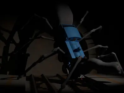 Spider-Thomas Low-poly 3D model