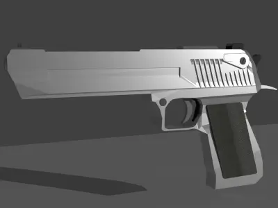 Desert Eagle Free low-poly 3D model