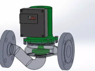 Centrifugal Circulating Pump 3D model