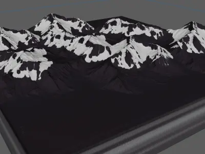 Snow Mounatin 3D model