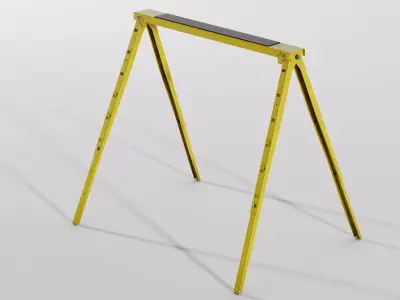 Foldable Sawhorse  3D model