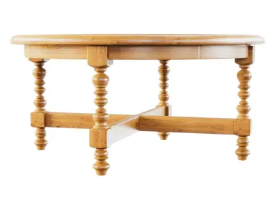 Uttermost Samuelle Reclaimed Wood Coffee Table 3D model