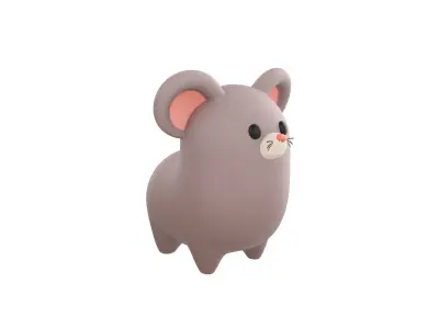 Rat Character 3D model purchase