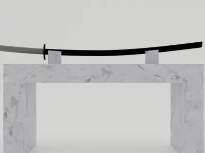 Katana Free low-poly 3D model order