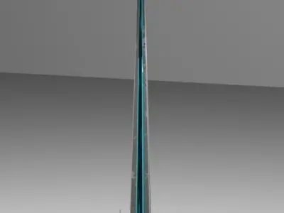 Sword Talanael Free low-poly 3D model