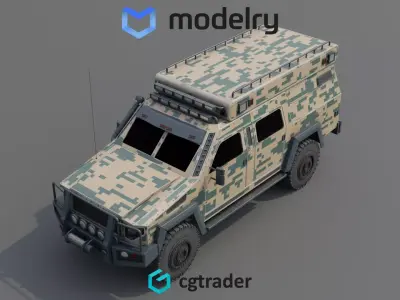 Ambulance 3D model purchase