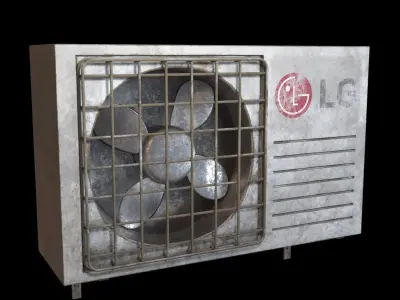 Split Conditioner System LG 3D model