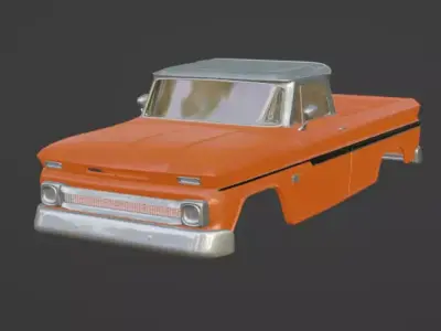 Chevy c10 F 1966 truck  3D print model