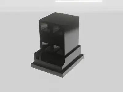 Connector 1 Way foot 3D model