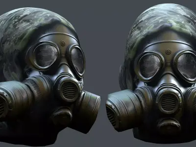 Helmet 3d model military combat Military Low-poly Low-poly Low-poly 3D model