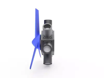 Motor Estrella 3D model