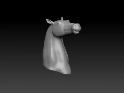 The Kelpies Baron - High-Poly Digital Sculpture 3D print model