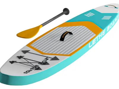 Lethe Boards EOS Paddle Board 3D model
