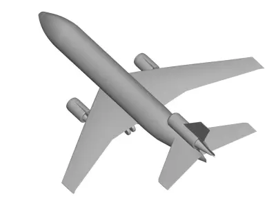 McDonnell Douglas DC-10 3D model buy
