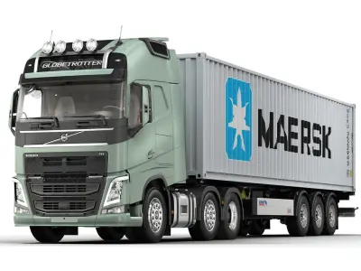  VOLVO FH 2013 container 