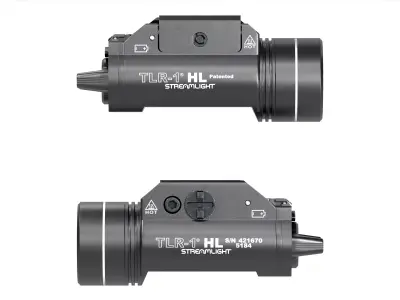 TLR-1 HL StreamLight Tactical Weapon Light Low-poly 3D model
