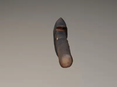 Curtision Glowing Volcanic Forged Axe - Low Poly HQ Game Asset Low-poly 3D model