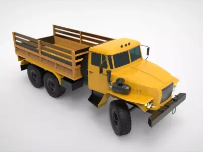 Truck Ural-4320 3D model by maryamarrumi